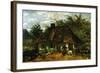 Cottage-Vincent van Gogh-Framed Art Print