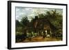 Cottage-Vincent van Gogh-Framed Art Print