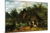 Cottage-Vincent van Gogh-Mounted Art Print