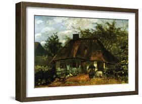 Cottage-Vincent van Gogh-Framed Premium Giclee Print