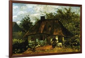 Cottage-Vincent van Gogh-Framed Art Print