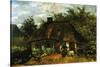 Cottage-Vincent van Gogh-Stretched Canvas