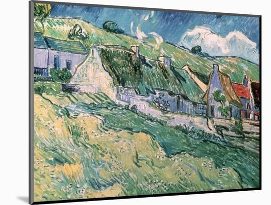 Cottages at Auvers-Sur-Oise, c.1890-Vincent van Gogh-Mounted Giclee Print