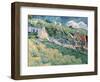 Cottages at Auvers-Sur-Oise, c.1890-Vincent van Gogh-Framed Premium Giclee Print