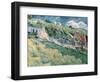 Cottages at Auvers-Sur-Oise, c.1890-Vincent van Gogh-Framed Premium Giclee Print