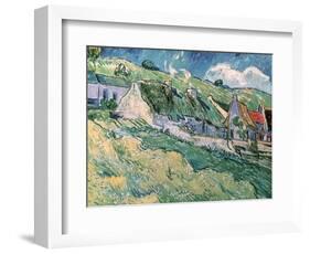 Cottages at Auvers-Sur-Oise, c.1890-Vincent van Gogh-Framed Premium Giclee Print