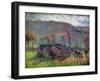 Cottages at Giverny, C.1907-Theodore Earl Butler-Framed Giclee Print