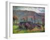 Cottages at Giverny, C.1907-Theodore Earl Butler-Framed Giclee Print