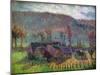 Cottages at Giverny, C.1907-Theodore Earl Butler-Mounted Giclee Print