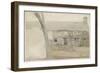 Cottages at Llanllyfni, North Wales, 1805-Cornelius Varley-Framed Giclee Print