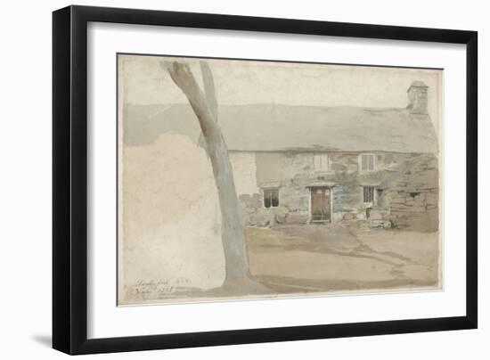 Cottages at Llanllyfni, North Wales, 1805-Cornelius Varley-Framed Giclee Print