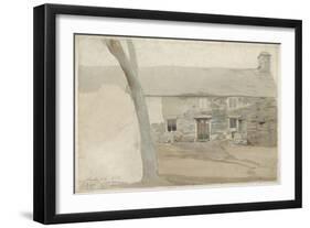 Cottages at Llanllyfni, North Wales, 1805-Cornelius Varley-Framed Giclee Print