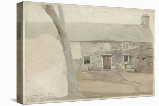 Cottages at Llanllyfni, North Wales, 1805-Cornelius Varley-Stretched Canvas