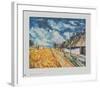 Cottages at the Roadside-Maurice Vlaminck-Framed Collectable Print