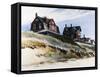 Cottages at Wellfleet-Edward Hopper-Framed Stretched Canvas