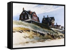 Cottages at Wellfleet-Edward Hopper-Framed Stretched Canvas