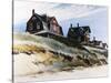 Cottages at Wellfleet-Edward Hopper-Stretched Canvas