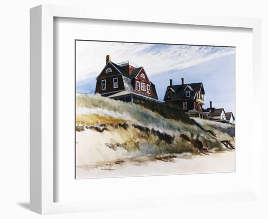 Cottages at Wellfleet-Edward Hopper-Framed Premium Giclee Print