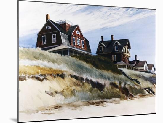 Cottages at Wellfleet-Edward Hopper-Mounted Giclee Print