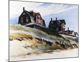 Cottages at Wellfleet-Edward Hopper-Mounted Giclee Print