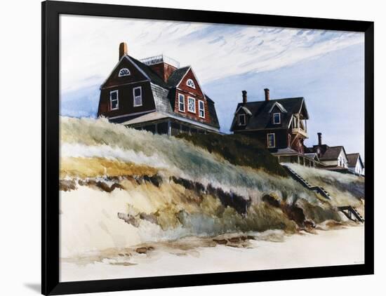 Cottages at Wellfleet-Edward Hopper-Framed Giclee Print