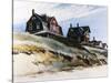 Cottages at Wellfleet-Edward Hopper-Stretched Canvas