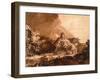 Cottages before a Stormy Sky-Rembrandt van Rijn-Framed Giclee Print