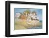 Cottages by the Sea-Albert Swayhoover-Framed Art Print