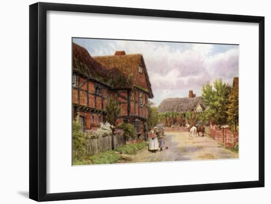 Cottages, East Hagbourne-Alfred Robert Quinton-Framed Giclee Print