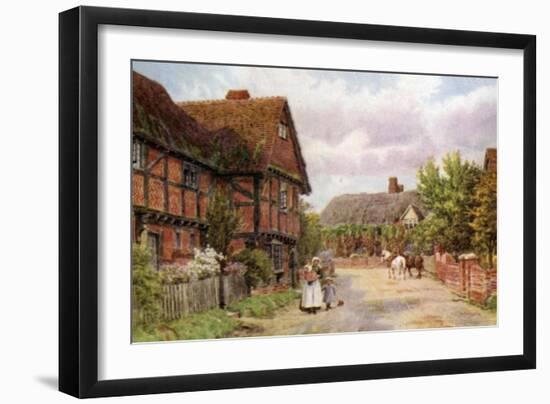 Cottages, East Hagbourne-Alfred Robert Quinton-Framed Giclee Print