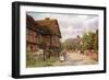 Cottages, East Hagbourne-Alfred Robert Quinton-Framed Giclee Print