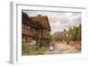 Cottages, East Hagbourne-Alfred Robert Quinton-Framed Giclee Print