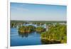 Cottages in Thousand Islands region of Ontario, Canada-null-Framed Photographic Print