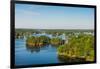 Cottages in Thousand Islands region of Ontario, Canada-null-Framed Photographic Print