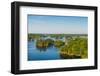 Cottages in Thousand Islands region of Ontario, Canada-null-Framed Photographic Print