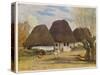 Cottages in Transylvania-null-Stretched Canvas