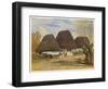 Cottages in Transylvania-null-Framed Photographic Print