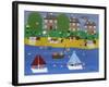 Cottages on the Bay-Gordon Barker-Framed Giclee Print