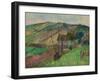 Cottages on the Flanks of Mont Sainte-Marguerite-Paul Gauguin-Framed Giclee Print