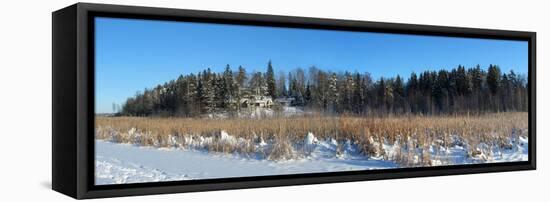 Cottages-harryfn2-Framed Stretched Canvas