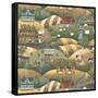 Cottages-Lisa Audit-Framed Stretched Canvas