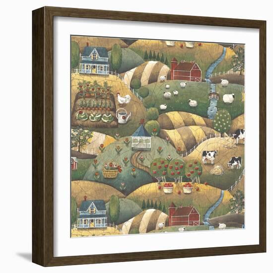 Cottages-Lisa Audit-Framed Giclee Print