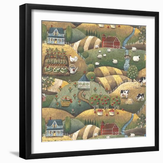 Cottages-Lisa Audit-Framed Giclee Print