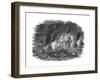 Cottle's Farm Set Ablaze-E. Evans-Framed Giclee Print