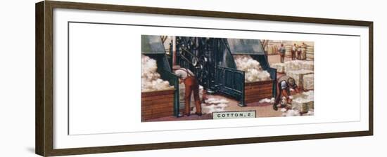 'Cotton, 2. - Breaking up Bales in Mixing Room, England', 1928-Unknown-Framed Giclee Print