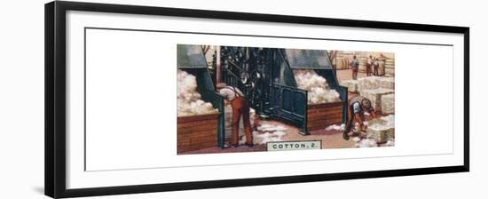 'Cotton, 2. - Breaking up Bales in Mixing Room, England', 1928-Unknown-Framed Giclee Print