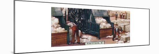 'Cotton, 2. - Breaking up Bales in Mixing Room, England', 1928-Unknown-Mounted Giclee Print