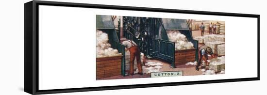 'Cotton, 2. - Breaking up Bales in Mixing Room, England', 1928-Unknown-Framed Stretched Canvas