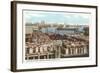 Cotton Bales on Docks, Norfolk, Virginia-null-Framed Art Print