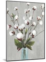 Cotton Ball Flowers II-Asia Jensen-Mounted Art Print